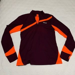 Fila 1/4 zip women’s light weight pullover